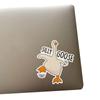 10/20pcs Silly Goose Sticker for Water Bottle Tumblers Funny Decal Laptop Adhesive Stickers Cute Cartoon Car Decals DIY