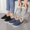 Хлопковая обувь женская новая бархатная утолщенная зимняя обувь для улицы теплая короткая обувь хлопковые сапоги на одной педали