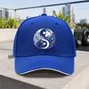Tai Chi Wolf Pattern Adjustable Baseball Cap for Unisex Women Lightweight Printed Hat