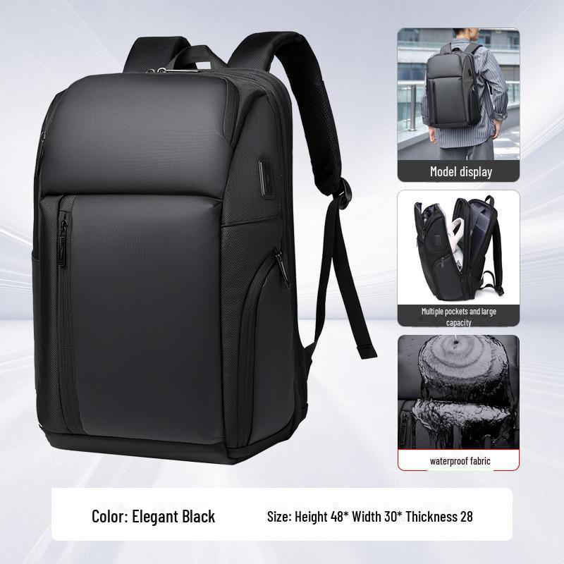 Водонепроницаемый рюкзак унисекс большой вместимости: Модная дорожная и школьная сумка с отделением для ноутбука