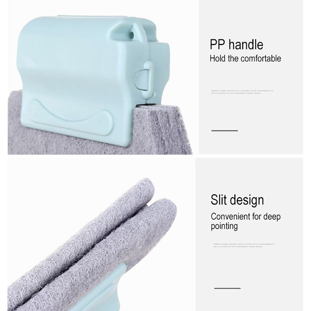 Многофункциональная щетка 2-в-1 для чистки оконных пазов, щетка для пазов дверей и окон, щетка для чистки труднодоступных мест оконных пазов, щелевая щетка