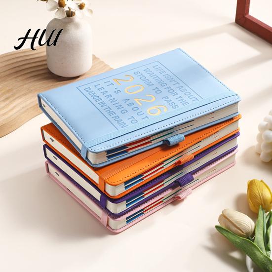 2026 Agenda Planner Weekly Daily Productivity Notebook with Monthly And Layout Hardcover Organizer for Work School Highlighted Holidays