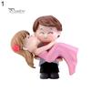 Home Kit Sweet Couple Bride Groom Model Miniature Landscape Wedding Decorative Ornament