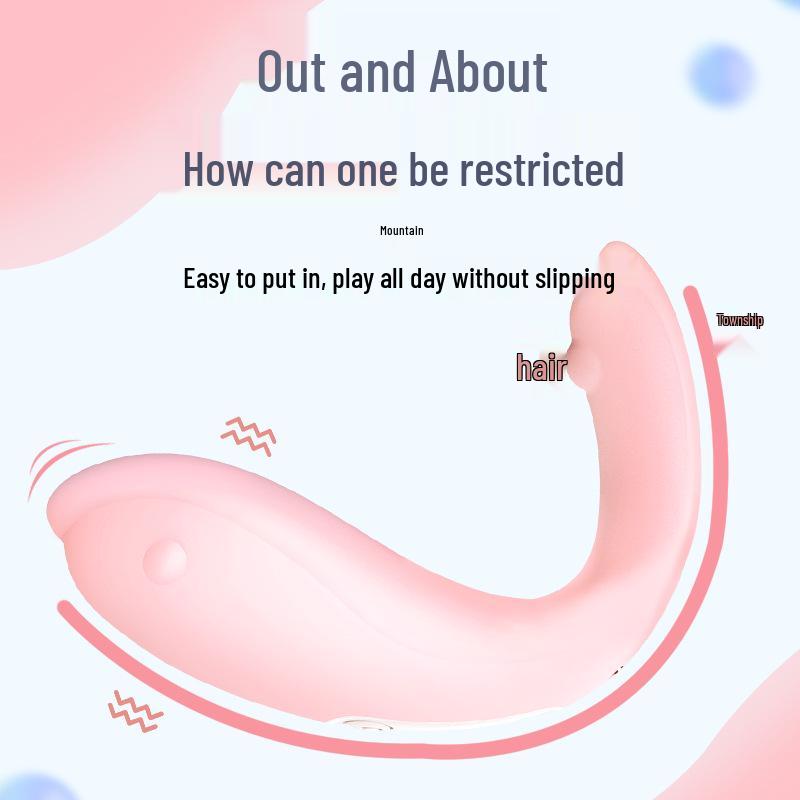 Couple's Dual-Motor Bendable Vibrator with Remote Control - Wearable Toy for Discreet Use