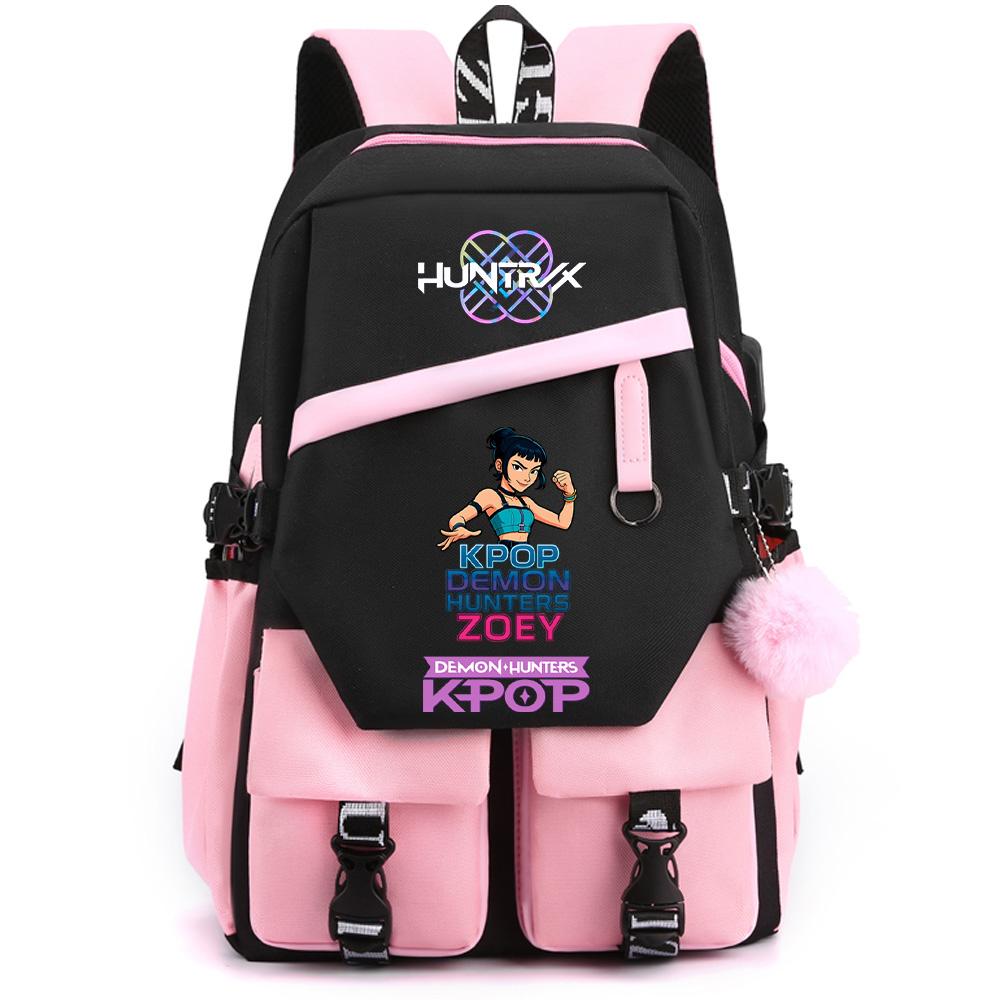 Anime Demon Hunters Printed Large Capacity Backpack for Teenger Student Girl Boy Schoolbag Bookbag Women Waterproof Travel Bag Gift