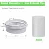 Screw-On Connection Air Conditioner Connector ABS Exhaust Hose Adapter  Portable AC Exhaust System