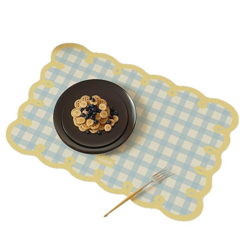 Rectangular Diatom Mud Placemat Heat Insulation Anti Skidding Dish Mat Pad Absorbent Pads Table Decoration And Accessories Mat