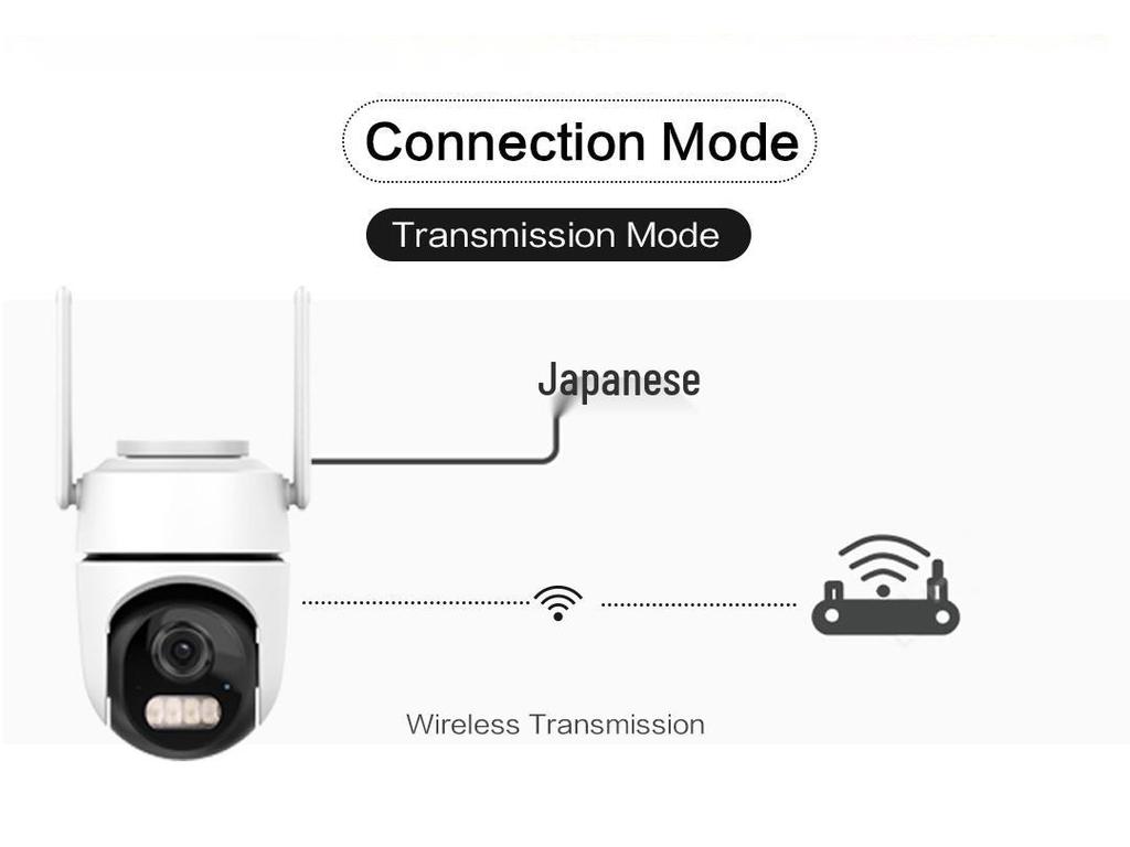 Наружная HD WiFi камера видеонаблюдения iCsee 1080p