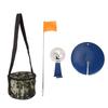 6PCS Ice Fishing Flag Outdoor Sign Portable Tip Up Angler Ice Fishing Supply with Storage Bag for