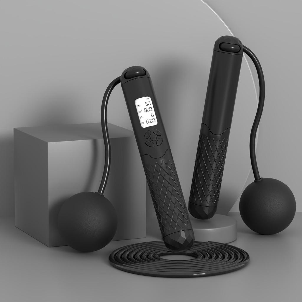 Умная беспроводная утяжеленная скакалка со счетчиком для детей и взрослых