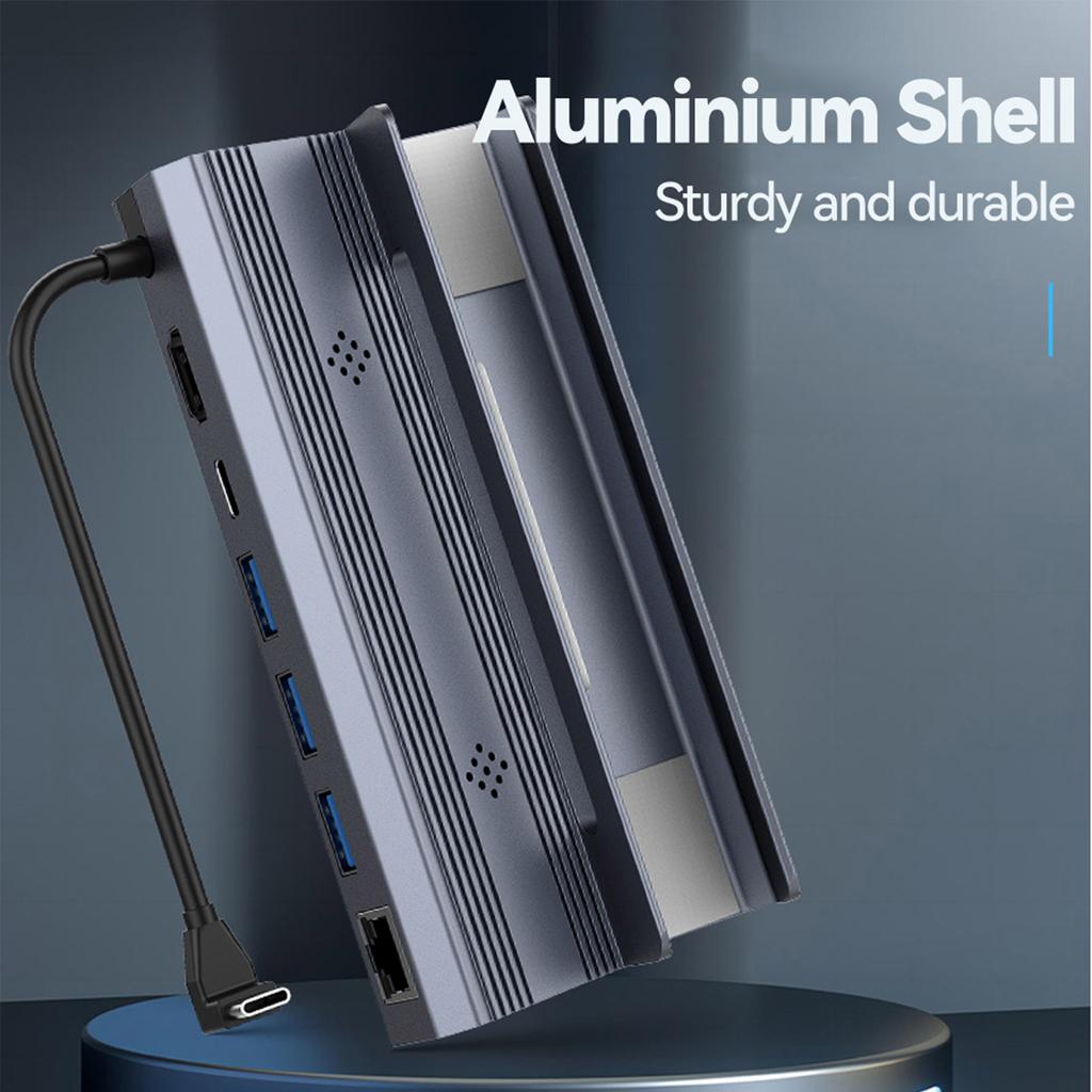 Док-станция для Steam Deck, подставка для телевизора, держатель-концентратор, док-станция USB C к RJ45 Ethernet, 4K, 60 Гц, HDMI для док-станции Steam Deck