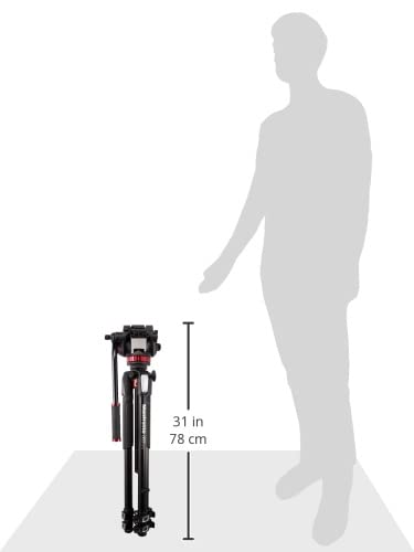 Manfrotto MVH502AH video head MT055XPRO3 aluminum tripod MVH502AH MVK502055XPRO3 +