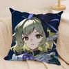 TTouhou Project role game Cushion Cover Silky Short Plush Invisible Zipper Dustproof Sofa Pillow Case for Home Decor