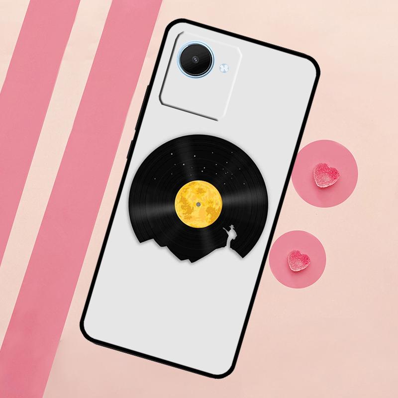 Виниловый DJ Пластинка Арт Чехол для Realme C55 C53 C35 C33 C31 C30 C21Y C25s C15 C11 GT Neo 5 3T 2T 9 10 11 Pro Plus