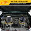 Hood Water Barrier Compatible With -2025 Ford Maverick Hood Water Drain Grille Front Trunk Water Channel Debris Filter Anti Clogging Grid 2PCS For