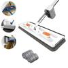 Flat Mop, 360° Swivel Floor Mop Set, Flat Mop With Reusable Microfibre Mop Pads, Floor Mop Set For Laminate Tiles