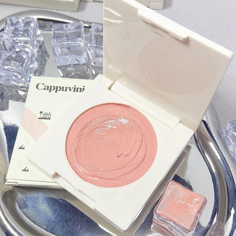 Peach Pink Creamy Blush Cheek Rouge Contouring Brightening Waterproof Eyeshadow Blusher Face Makeup Cosmetics