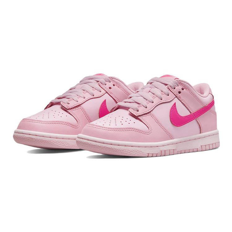 Nike Детские кроссовки Dunk Low GS Triple Pink Medium-Soft-Pink Hyper-Pink Pink-Foam DH9765-600