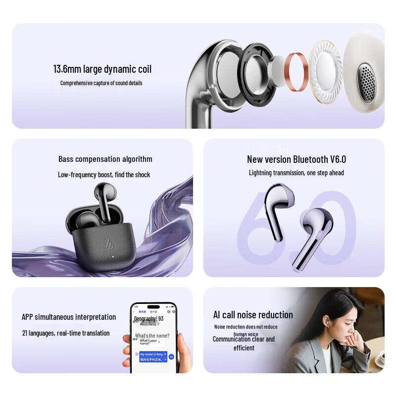 Edifier Lolli Air Half-in-ear True Wireless Earbuds