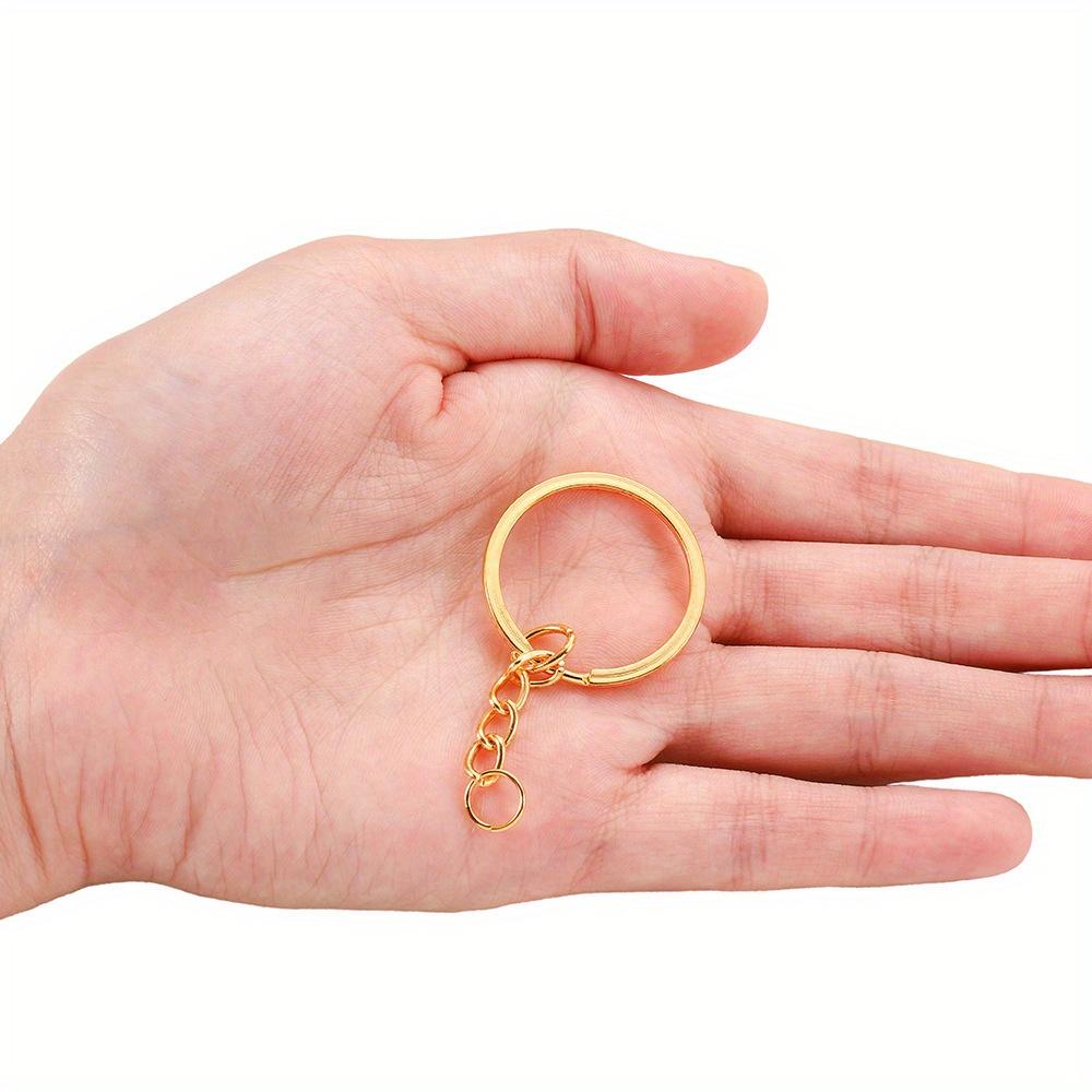 10-20 шт. брелок длиной 30 мм круглый открытый брелок DIY ювелирные изделия брелок кулон брелок кулон металл