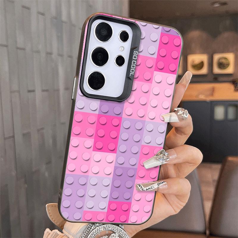 Fashion Building Blocks Pattern Soft Phone Case for Samsung A17 A16 A15 A14 A13 A57 A56 A55 A54 A53 A37 A36 A35 A34 A33 A26 A25