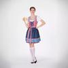 Adult Women's Oktoberfest Costume Bavarian National Stage Performance Dress Set