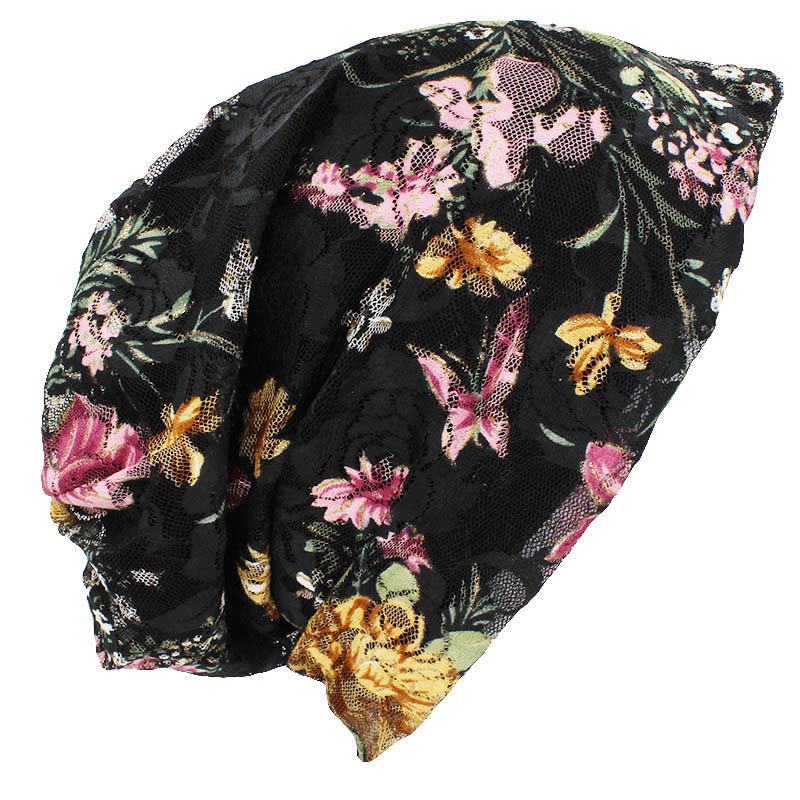 Осень-весна тонкие женские шапки-бини Skullies женские модные кружевные шапки для девочек популярные женские тюрбаны HT901