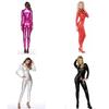 Elegant And Attractive Metallic Catsuit Bodysuit With Good Stretchy Fabric For Women