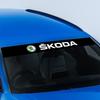 1Pcs Car Windshield Sticker Fashion Sport Decals Decoration Sticker For Skoda Octavia Enyaq Rapid Karoq Derivati Fabia Kodiaq Kamiq Superb Yeti