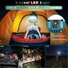 Portable Camping Tent Ceiling Fan w/LED for Makita 14.4/18V Battery
