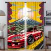 Car In the Sun Anti-mosquito Curtains for Camera Curtains Child Room Shades Partition Tulle for Bedroom Halloween Decoration
