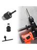 3/8inch Drill Chuck Adapter Chuck Drill with 1/4 Inch Quick Change Shank 1/2-Inch Adapter Impact Guns Drill Bit Adapter