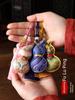 Country Chinese Ancient Style Dragon Boat Festival Fu Lu Gourd Sachet Perfume Bag Car Pendant Pendant Small Gift Embroider Birth Year Pouch