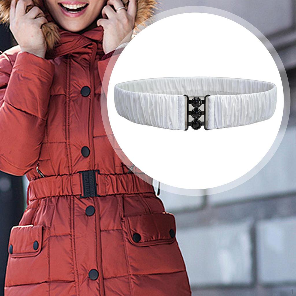 Эластичный поясной ремень Повседневный элегантный пояс для зимней верхней одежды