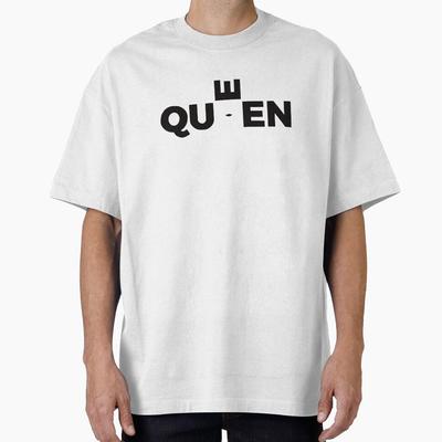 Queen Typography Oversized T-Shirt