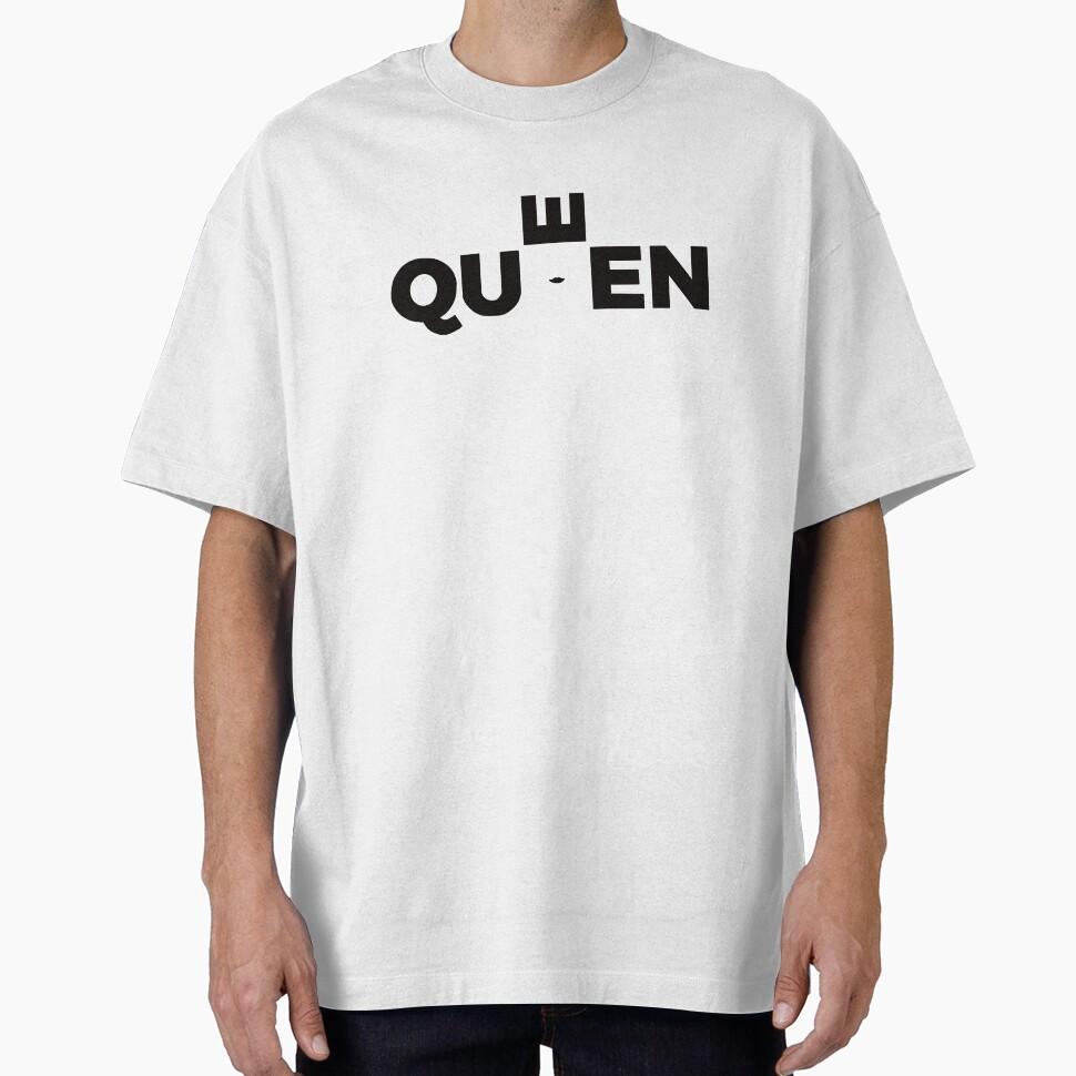 Queen Typography Oversized T-Shirt