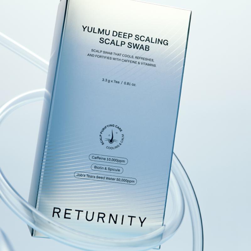 RETURNITY Yulmu Глубоко очищающий тампон для кожи головы 3,3 г*7 шт.