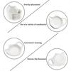 Tea Bag Holder for Used Tea Bag Teapot Shaped Tea Bag Coasters Tea Bag Saucers Set of 6 Keep Your Tea Time Tidy and Organized W