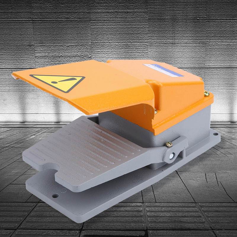 Foot Control Pedal LT4 Aluminum Shell Jog Pedal Power Controller for Machine Tool Equipment Foot Foot Pedal