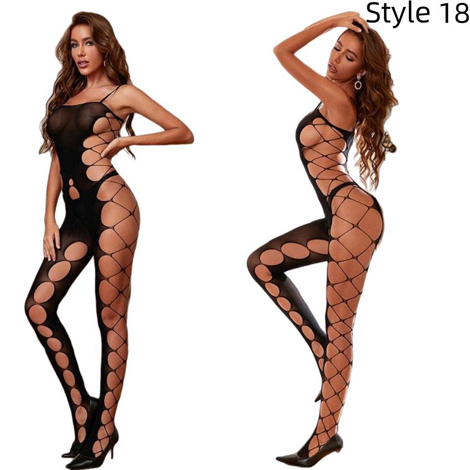 New Fashion Plus Size Women Fishnet Body Stocking Underwear Sexy Bodysuit Lingerie