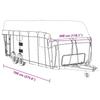 Caravan Roof Cover Gray 700 x 300 cm Non Woven Fabric