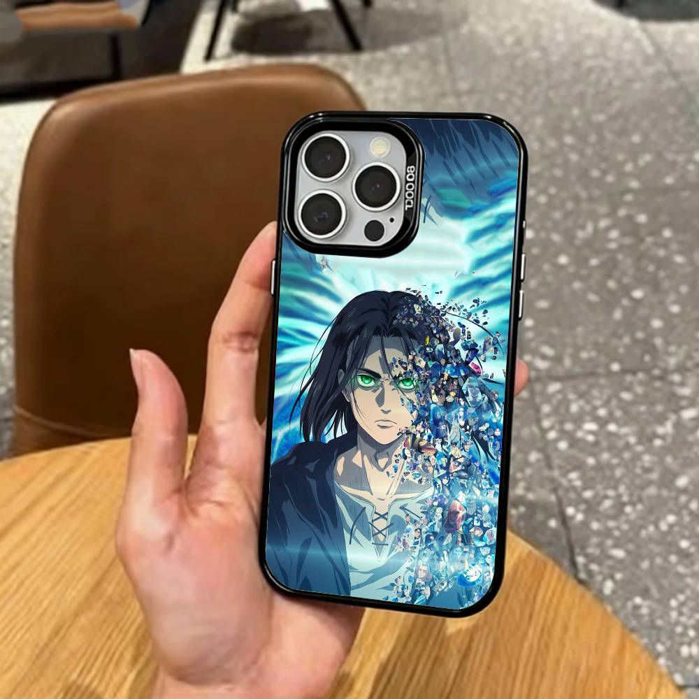 Крутой чехол для телефона Атака Титанов Свобода для iPhone 17, 16, 15, 14, 13, 12, 11 Plus, Pro Max Цветной Посеребренный Внутренний Чехол