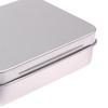 1Pc Frosted Household Iron Storage Box Metal Box Tin Plated Container Empty Hinged Lid Small Empty Storage Box