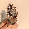 Senior Brooches Flower Leaf Brooch Pins for Women Suit Pendant  Fashion Brooches Jewelry