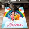 Custom BichiKIDS Mat Personalized Name, Polyester Washable Indoor Entryway Rug, Gift for Christmas, Easter, Thanksgiving Day