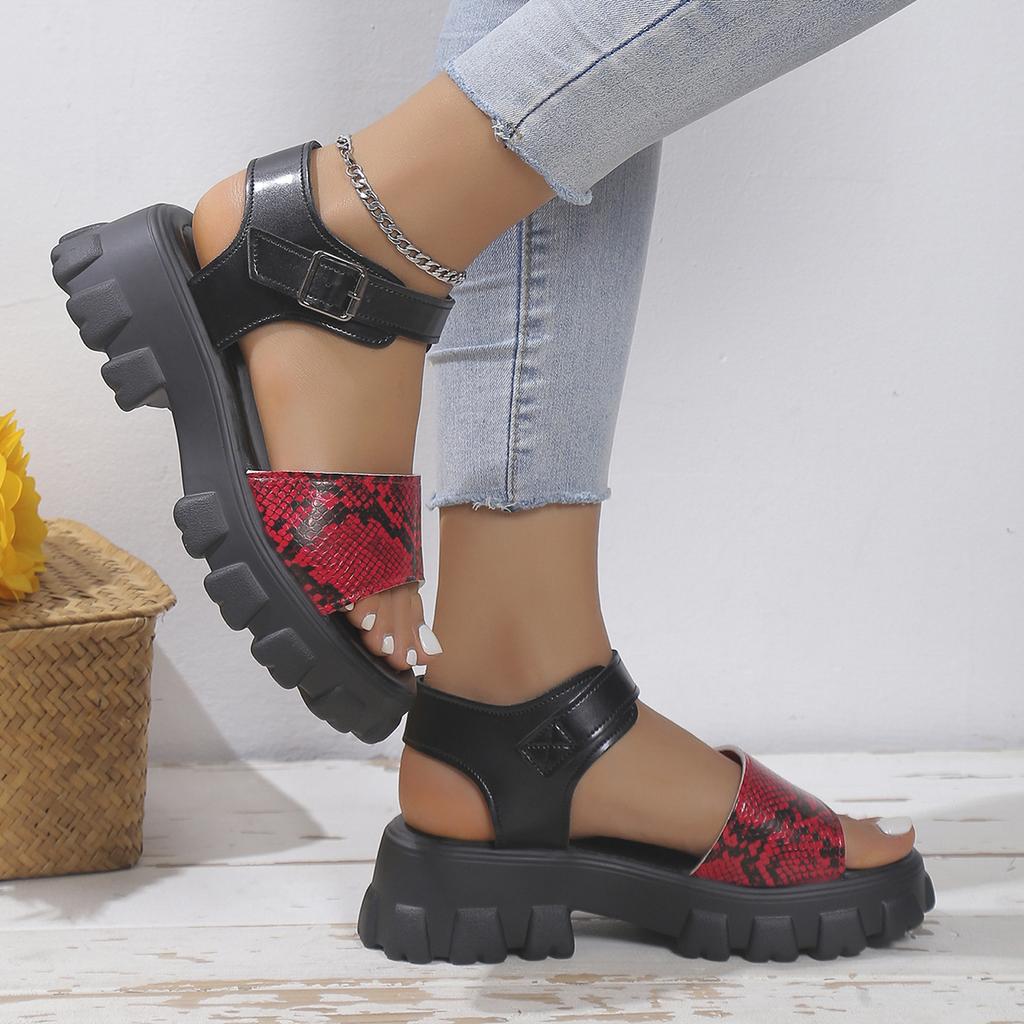 Модные женские сандалии летние модные женские сандалии на платформе с открытым носком на высоком каблуке сандалии с пряжкой
