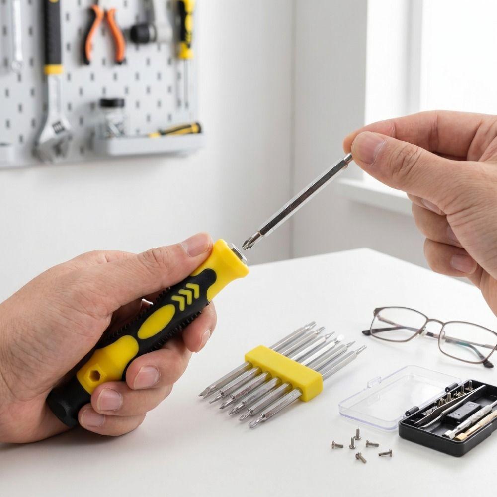 Slotted Bit Multifunctional Screwdriver Phillips Bit Hex Screwdriver Disassembly Tool