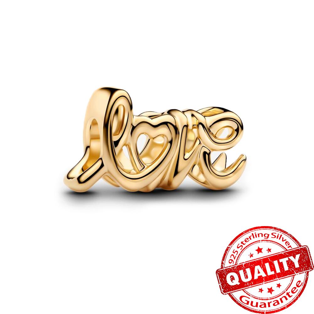 Mother'S Day Series Copper Mom Kiss Love Beads Infinity & Rose Heart Dangle Charm Fits Bracelet Diy Fine Jewelry