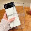 Clear Phone Case For Motorola Razr 50 40 Ultra Folding Transparent Case For Razr 40 50 Shockproof Silicone Protective Cover