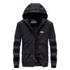 Весна и осень Новые мужские куртки Большие размеры Молодежные повседневные осенние куртки с капюшоном Мужские топы